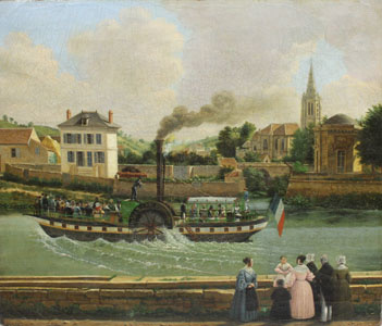 Le bateau à vapeur Le Ville de Compiègne (image)