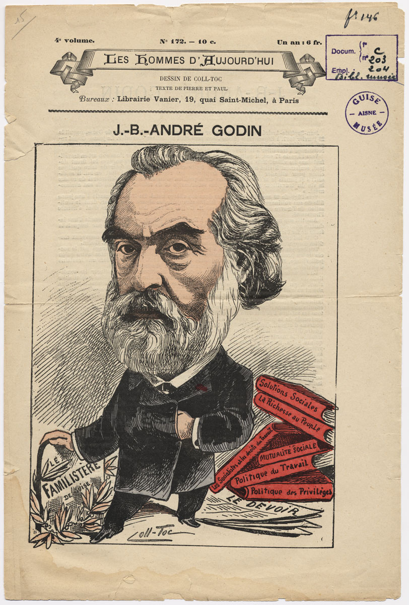 Portrait d'un homme barbu debour devant des livres