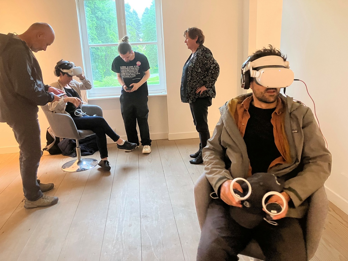 Expérience immersive. Le palais VR