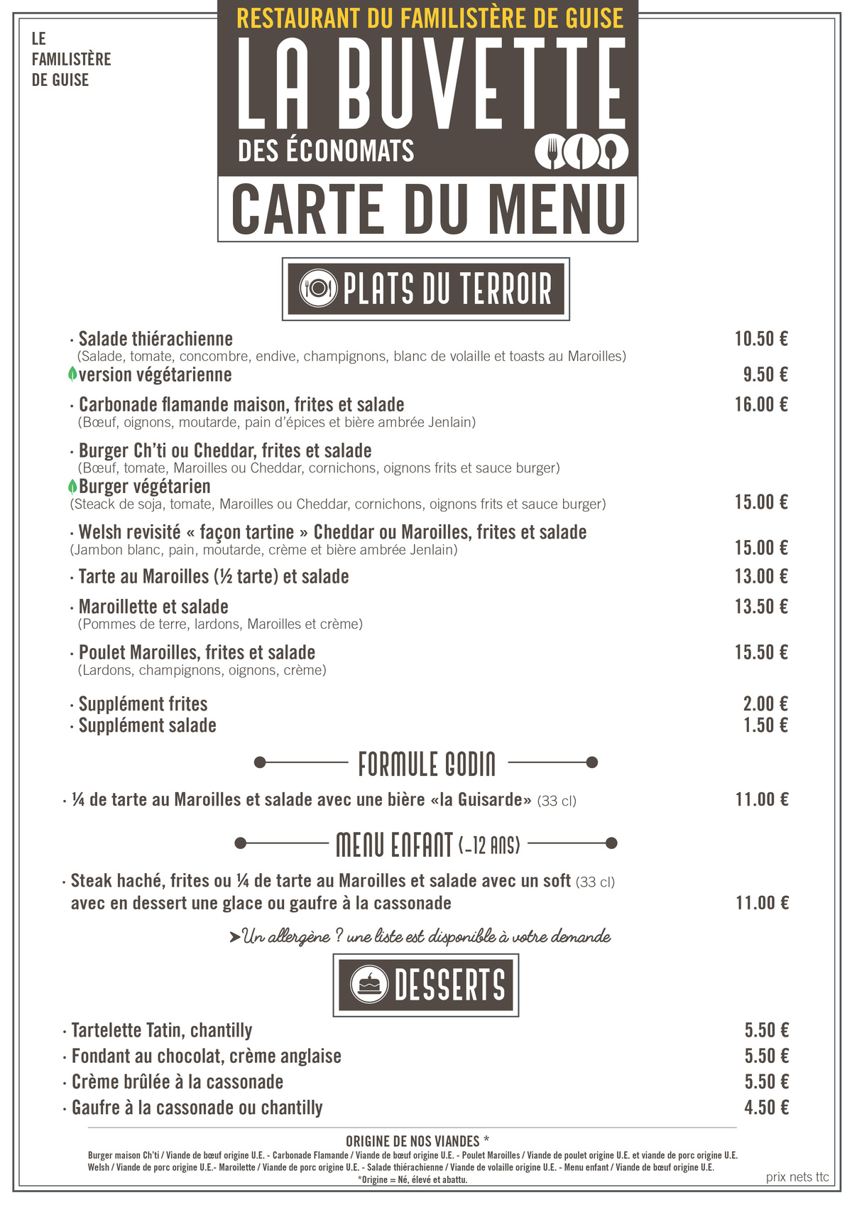 Carte du moment