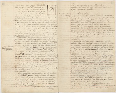 Lettre de Jean-Baptiste André Godin à Charles Brunier (image)