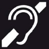 Icône du handicap auditif