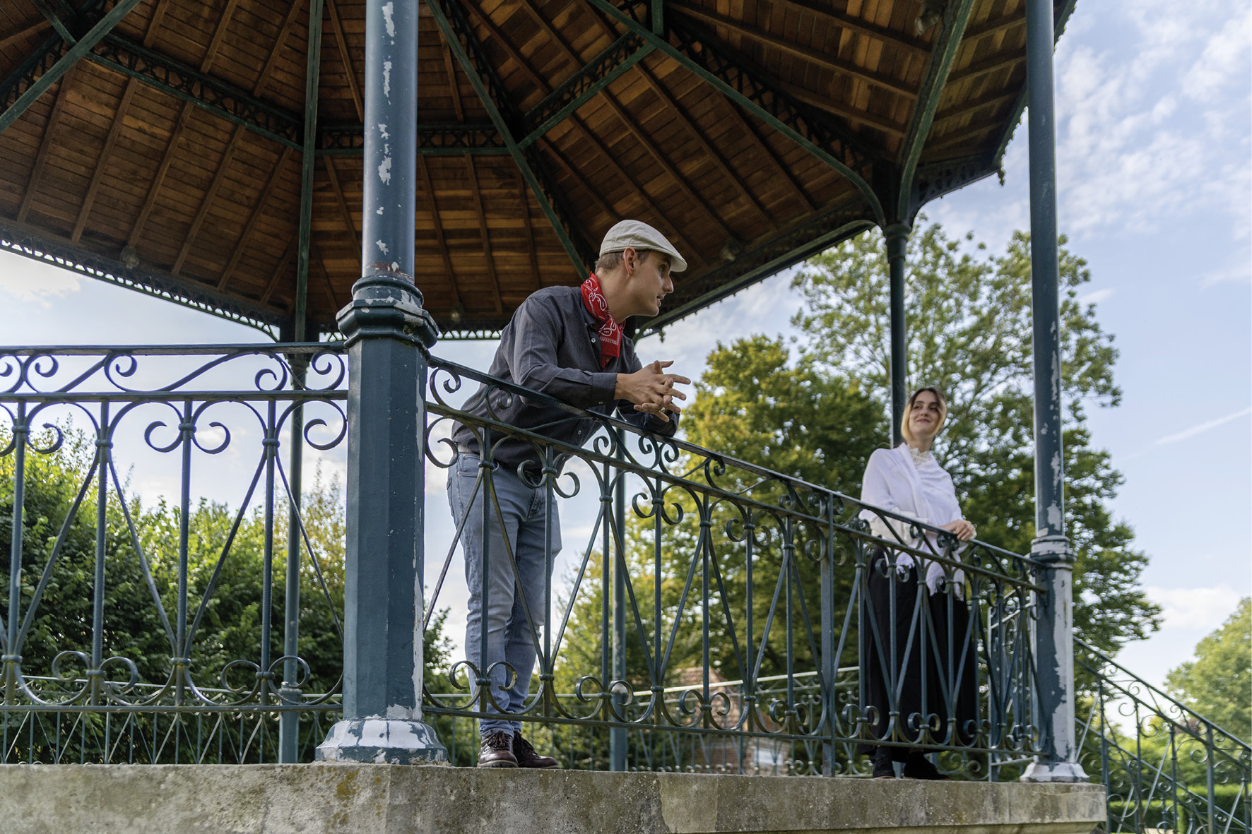 Familistèrien sur le kiosque