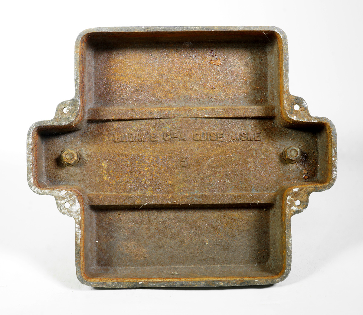 Vue du dessous de la presse à copier n° 3