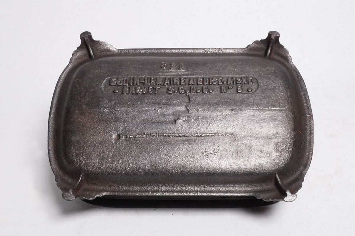 Vue du dessous de la chaufferette n° 5