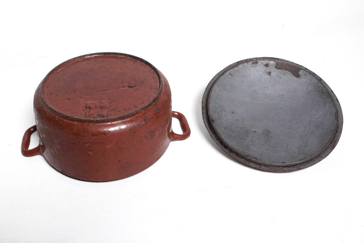 Vue du faitout ordinaire à poignées n° 3