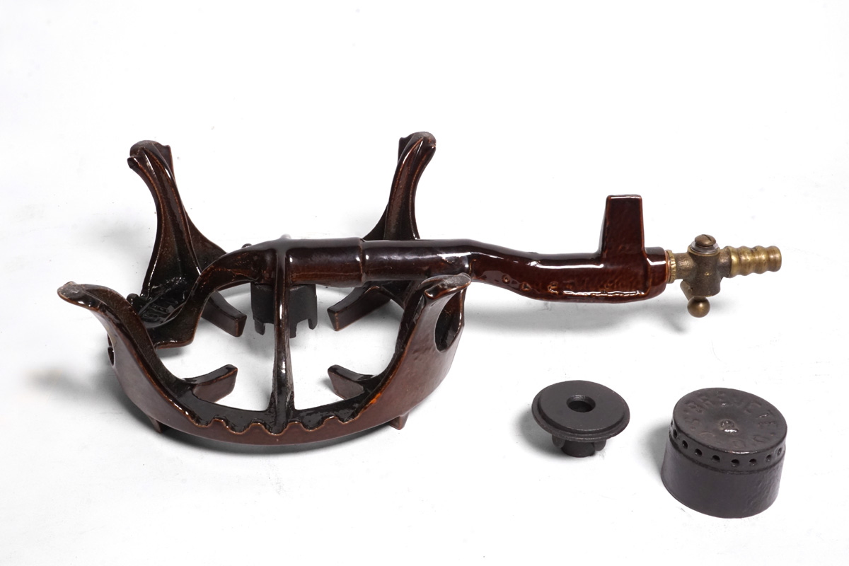 Vue du dessous du foyer au gaz n° 270