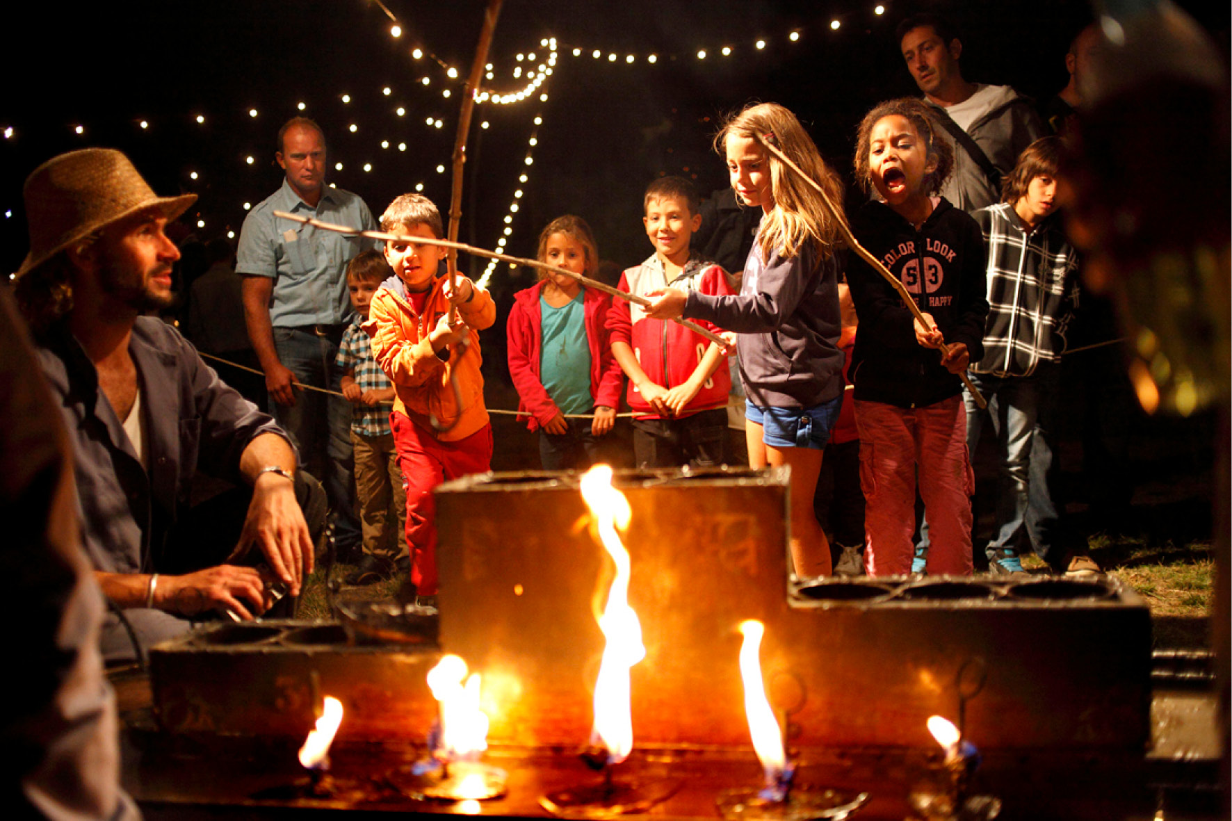 La pêche à la flamme