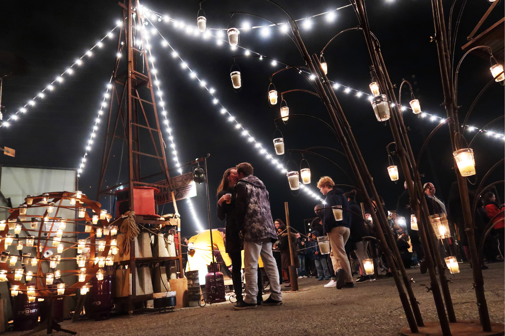 Ambiance nocturne de la Kermesse